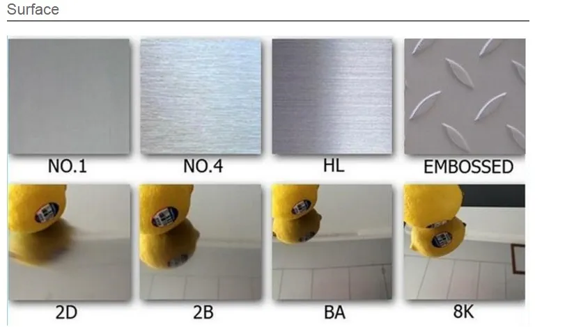 2b Ba 8K Hl سطح ضخامت 0.3-3 میلی&zwnj;متر Ss 201 صفحه نورد سرد 201 202 ورق استیل ضد زنگ 2
