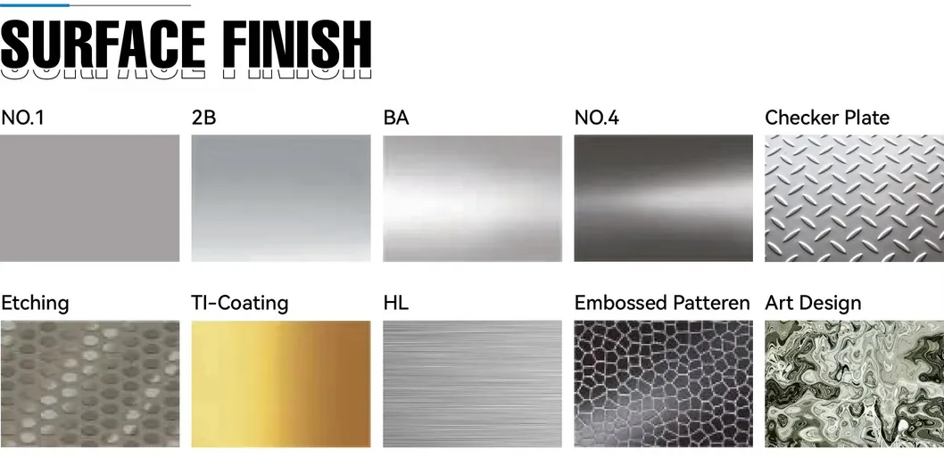 صفحه استیل ضد زنگ 201 با مقاومت بالا در برابر خوردگی، طول 1000 تا 6000 میلی&zwnj;متر 0