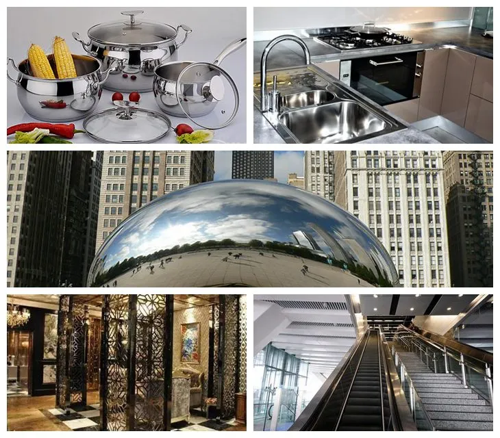 Ba/2b/شماره 1/شماره 3/شماره 4/8K/Hl/2D کویل فولاد ضد زنگ 316 سطحی برای مصارف مختلف 1