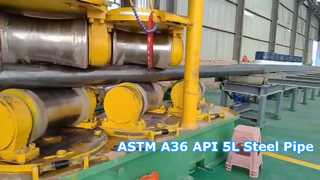 لوله فولادی کربنی جوش داده شده ASTM A36 API 5L لوله فولادی با قطر بزرگ برای پروژه های گاز نفت
