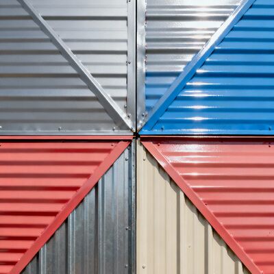 خرید کویل فولادی گالوانیزه پیش‌رنگ شده PPGI برای سقف و پانل‌های دیواری، ورق فولادی رنگی با پوشش پلی استر بادوام برای استفاده در ساخت و ساز تولید آنلاین