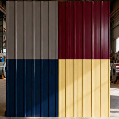 خرید ورق پروفیل سقف PPGI PPGL با پوشش رنگی، سطح صاف و رنگ پایدار تولید آنلاین